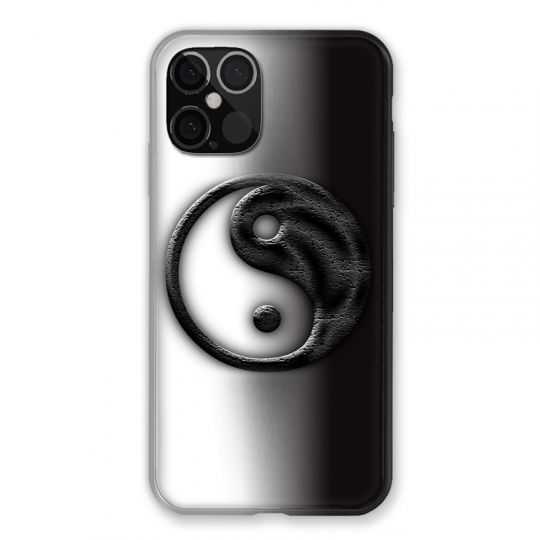 Coque Pour Iphone 12 / 12 Pro Yin Yang 3d