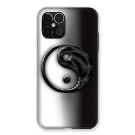 Coque Pour Iphone 12 / 12 Pro Yin Yang 3d