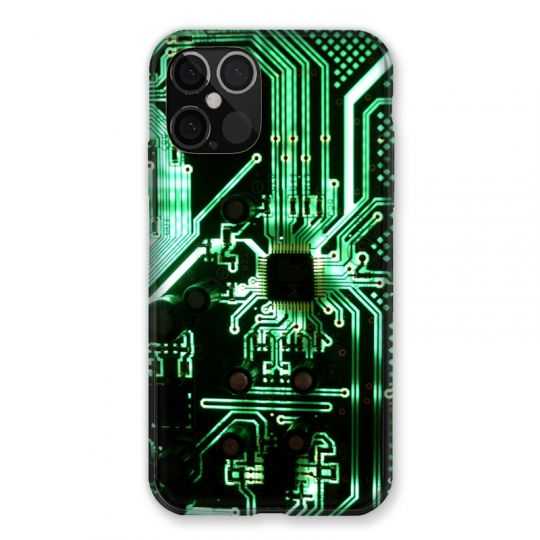 Coque Pour Iphone 12 / 12 Pro Trompe Oeil Composant
