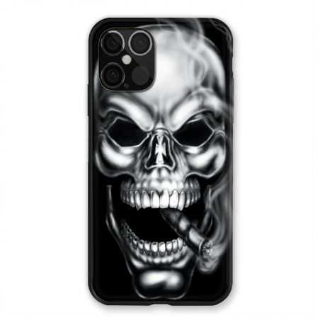Coque Pour Iphone 12 / 12 Pro Tete De Mort Fume