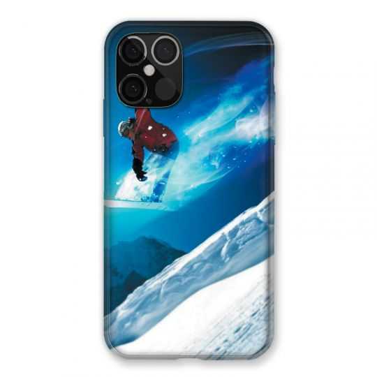 Coque Pour Iphone 12 / 12 Pro Snowboard Saut