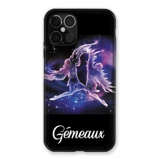 Coque Pour Iphone 12 / 12 Pro Signe Zodiaque 2 Gémeaux