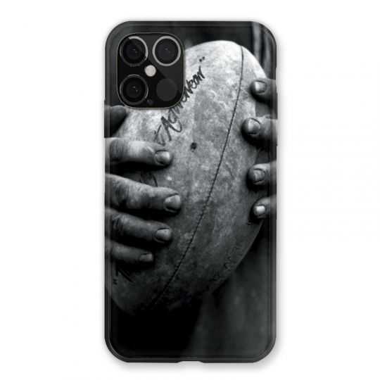 Coque Pour Iphone 12 / 12 Pro Rugby Ballon Vintage