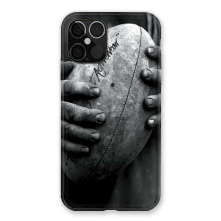 Coque Pour Iphone 12 / 12 Pro Rugby Ballon Vintage