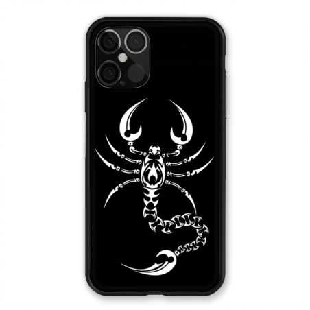 Coque Pour Iphone 12 / 12 Pro Scorpion Noir