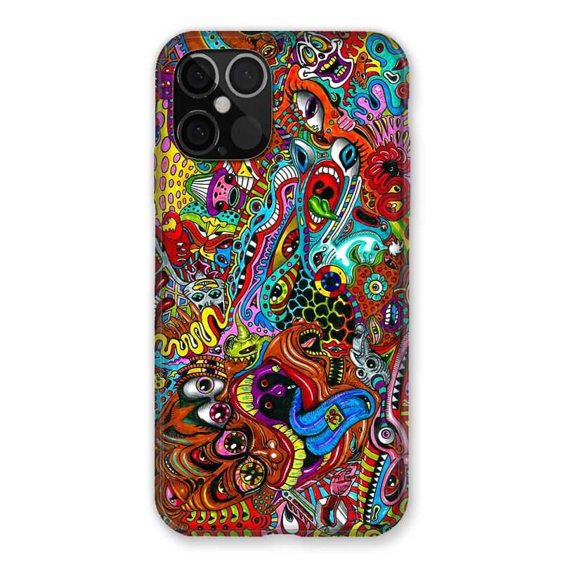 Coque Pour Iphone 12 / 12 Pro Psychedelic Yeux