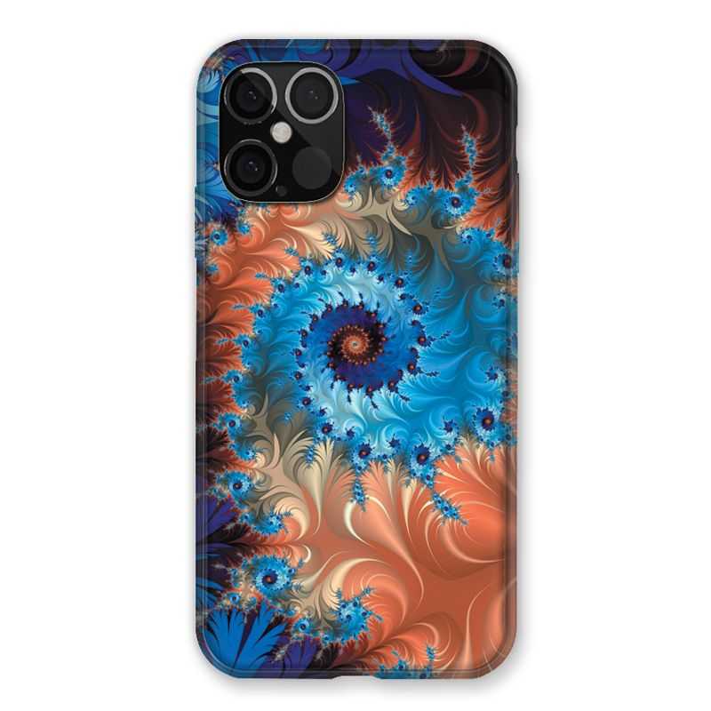 Coque Pour Iphone 12 / 12 Pro Psychedelic Spirale