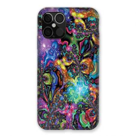 Coque Pour Iphone 12 / 12 Pro Psychedelic Colore
