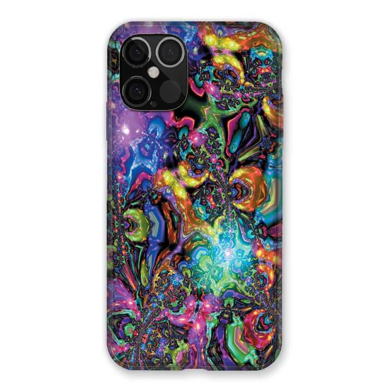 Coque Pour Iphone 12 / 12 Pro Psychedelic Colore