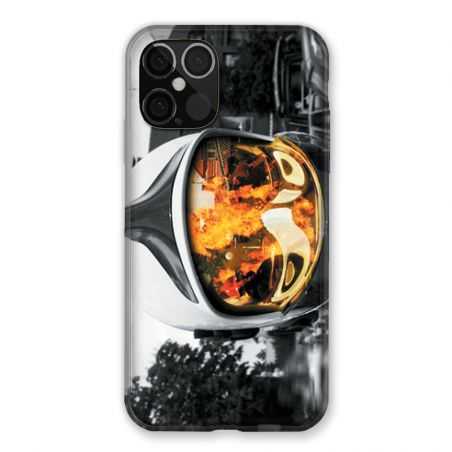 Coque Pour Iphone 12 / 12 Pro Pompier Casque Feu