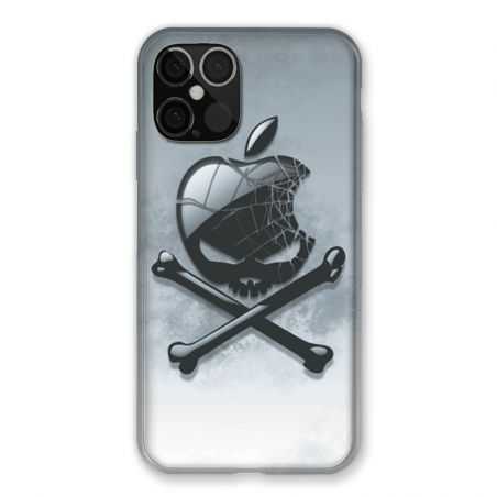Coque Pour Iphone 12 / 12 Pro Pomme Tete Mort