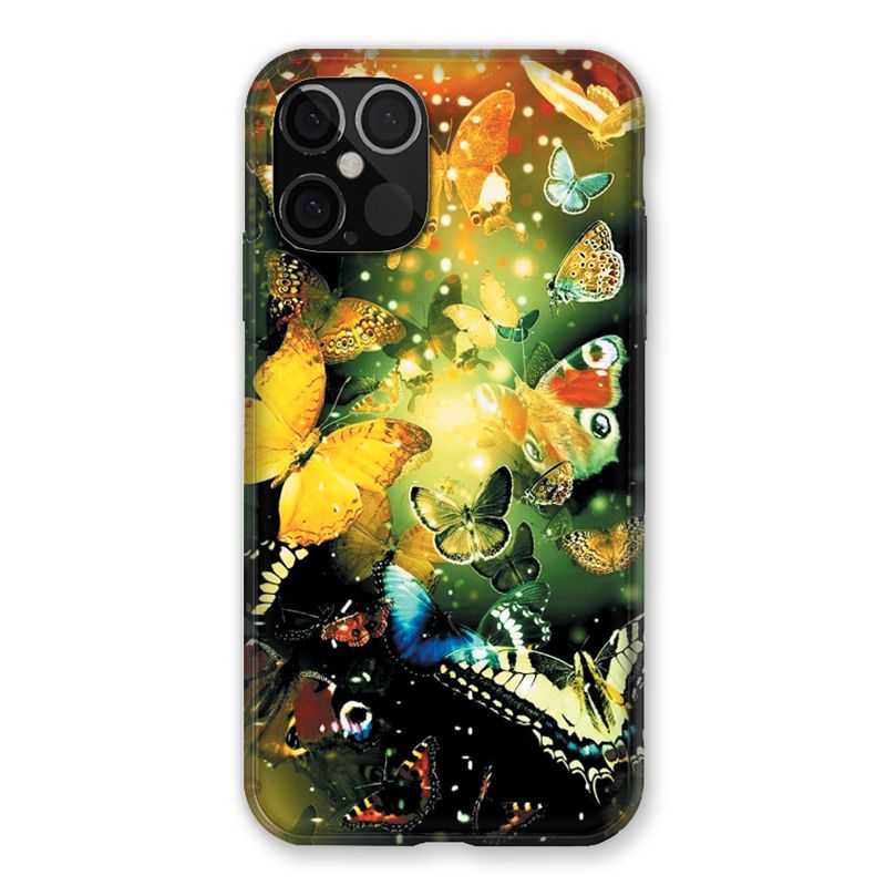 Coque Pour Iphone 12 / 12 Pro Papillon Jaune