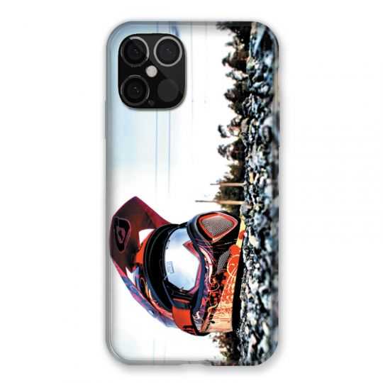 Coque Pour Iphone 12 / 12 Pro Moto Casque Cross