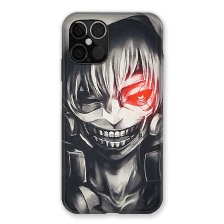 Coque Pour Iphone 12 / 12 Pro Manga Kaneki Noir