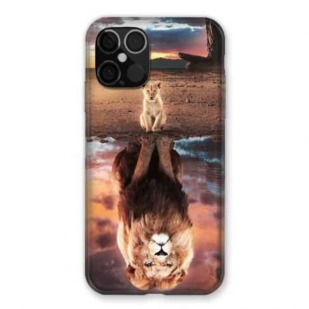 Coque Pour Iphone 12 / 12 Pro Lion Reflet