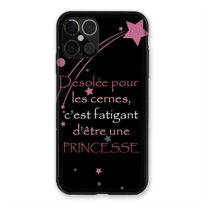 Coque Pour Iphone 12 / 12 Pro Humour Princesse