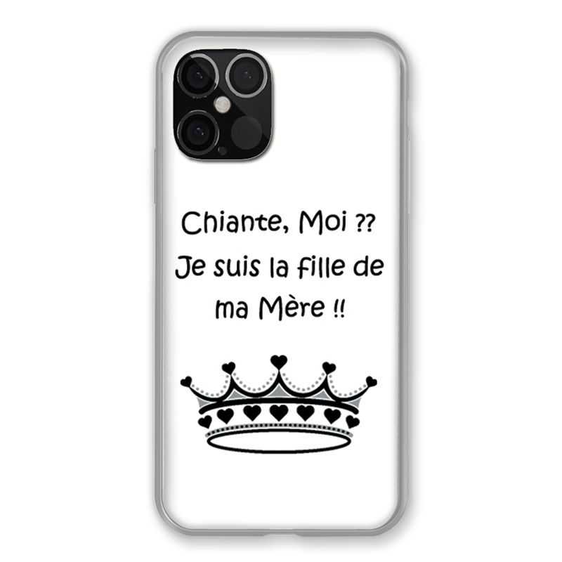 Coque Pour Iphone 12 / 12 Pro Humour Moi Chiante