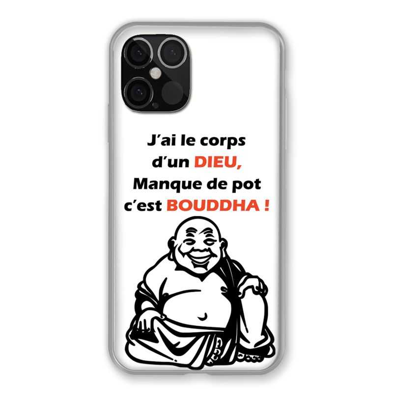 Coque Pour Iphone 12 / 12 Pro Humour Bouddha
