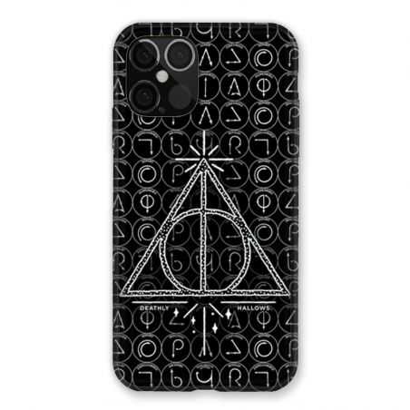 Coque Pour Iphone 12 / 12 Pro WB License Harry Potter Triangle Noir