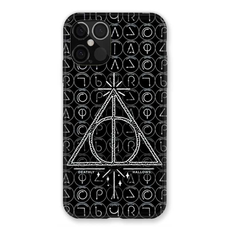 Coque Pour Iphone 12 / 12 Pro WB License Harry Potter Triangle Noir