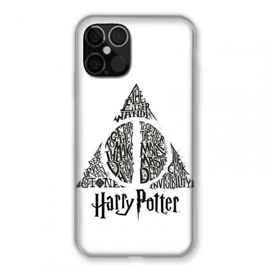 Coque Pour Iphone 12 / 12 Pro WB License Harry Potter Triangle Blanc