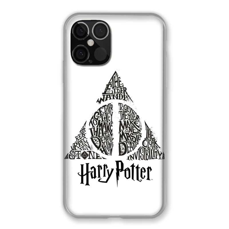 Coque Pour Iphone 12 / 12 Pro WB License Harry Potter Triangle Blanc