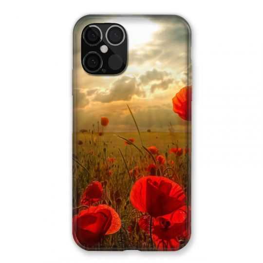 Coque Pour Iphone 12 / 12 Pro Fleur Coquelicot