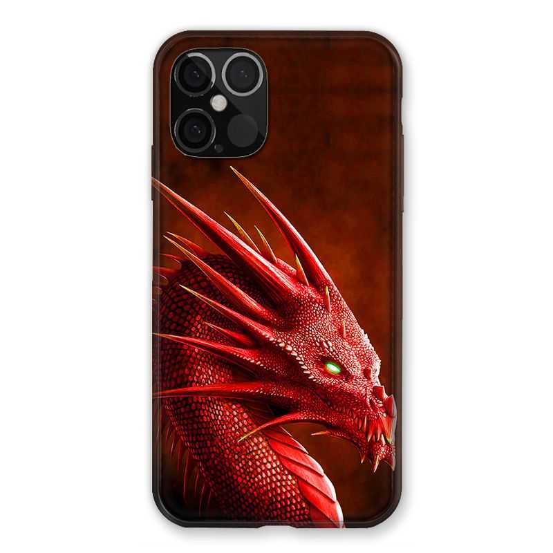 Coque Pour Iphone 12 / 12 Pro Dragon Rouge