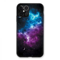 Coque Pour Iphone 12 / 12 Pro Univers Bleu Violet