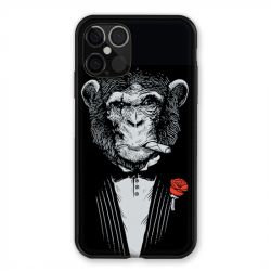 Coque Pour Iphone 12 / 12 Pro Decale Singe Mafia