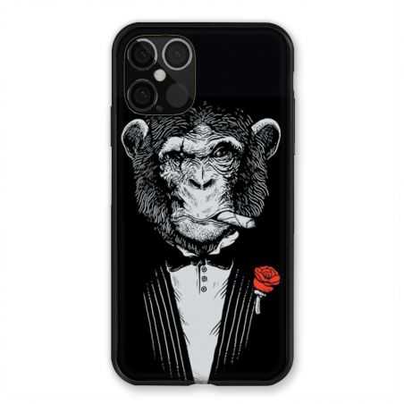 Coque Pour Iphone 12 / 12 Pro Decale Singe Mafia