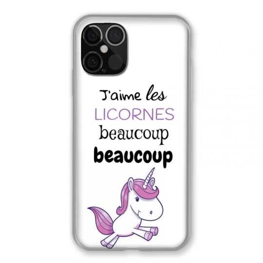 Coque Pour Iphone 12 / 12 Pro Decale Licornes