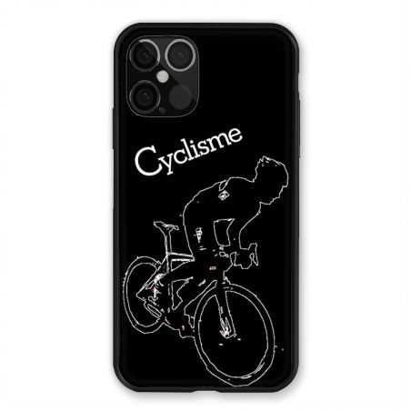 Coque Pour Iphone 12 / 12 Pro Cyclisme Ombre Blanche