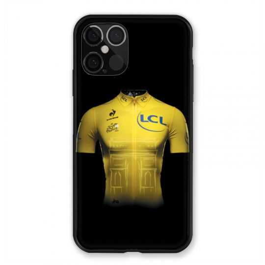 Coque Pour Iphone 12 / 12 Pro Cyclisme Maillot Jaune
