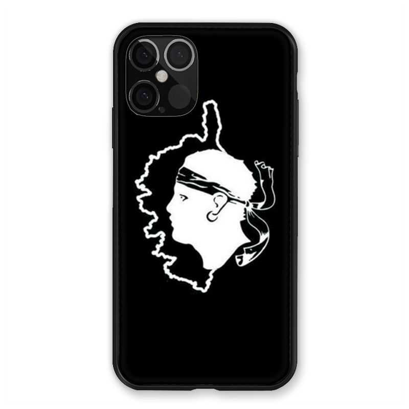 Coque Pour Iphone 12 / 12 Pro Corse Noir