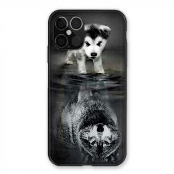 Coque Pour Iphone 12 / 12 Pro Chien Reflet