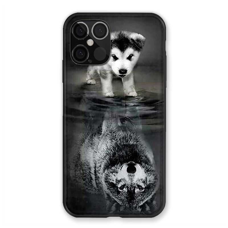 Coque Pour Iphone 12 / 12 Pro Chien Reflet