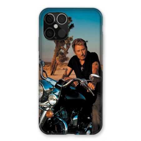 Coque Pour Iphone 12 / 12 Pro Johnny Hallyday Moto