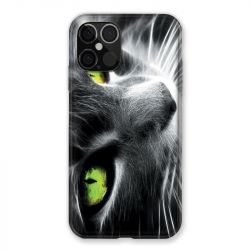 Coque Pour Iphone 12 / 12 Pro Chat Vert