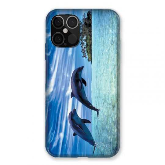Coque Pour Iphone 12 / 12 Pro Dauphin Ile