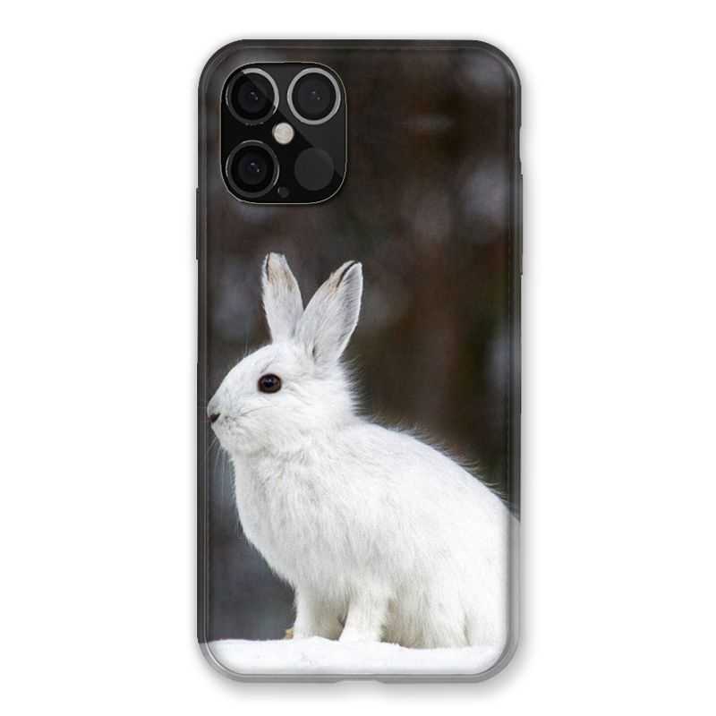 Coque Pour Iphone 12 / 12 Pro Lapin Blanc