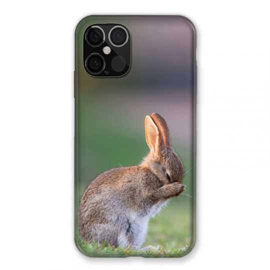 Coque Pour Iphone 12 / 12 Pro Lapin Marron