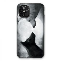 Coque Pour Iphone 12 / 12 Pro Loup Duo