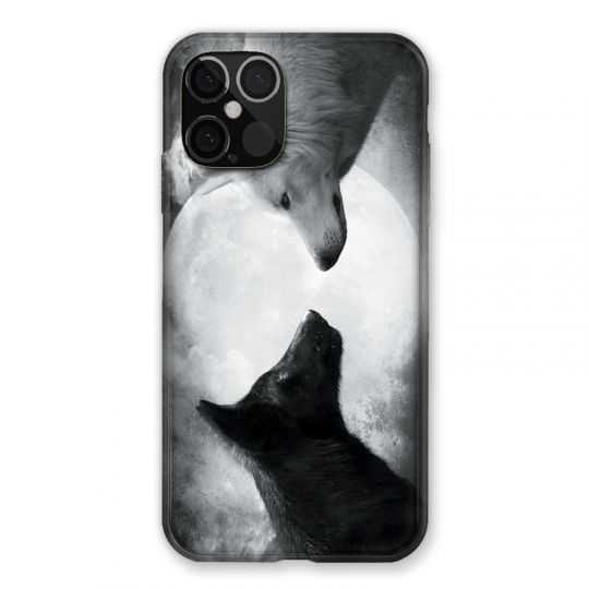 Coque Pour Iphone 12 / 12 Pro Loup Duo