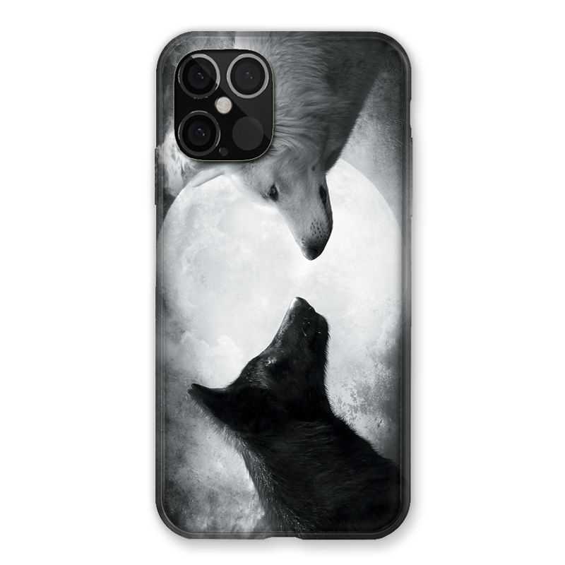 Coque Pour Iphone 12 / 12 Pro Loup Duo