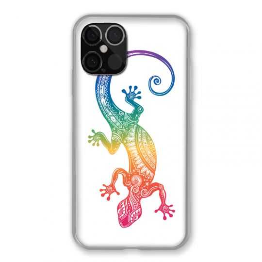 Coque Pour Iphone 12 / 12 Pro Animaux Maori Salamandre Color