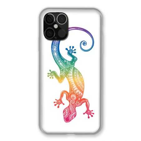 Coque Pour Iphone 12 / 12 Pro Animaux Maori Salamandre Color