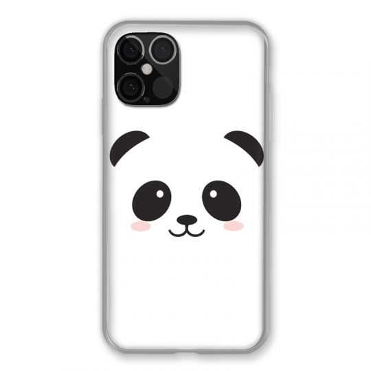 Coque Pour Iphone 12 / 12 Pro Panda Blanc