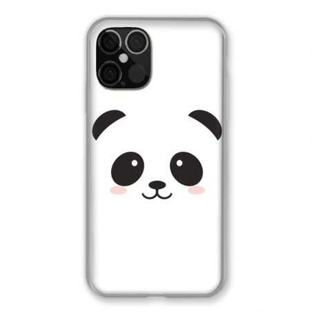 Coque Pour Iphone 12 / 12 Pro Panda Blanc
