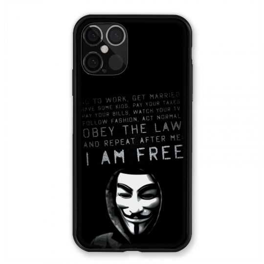 Coque Pour Iphone 12 / 12 Pro Anonymous I am free